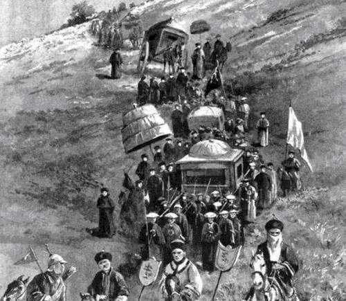 路上|慈禧西逃,路上发布的三道上谕!要人要钱,一个比一个可耻