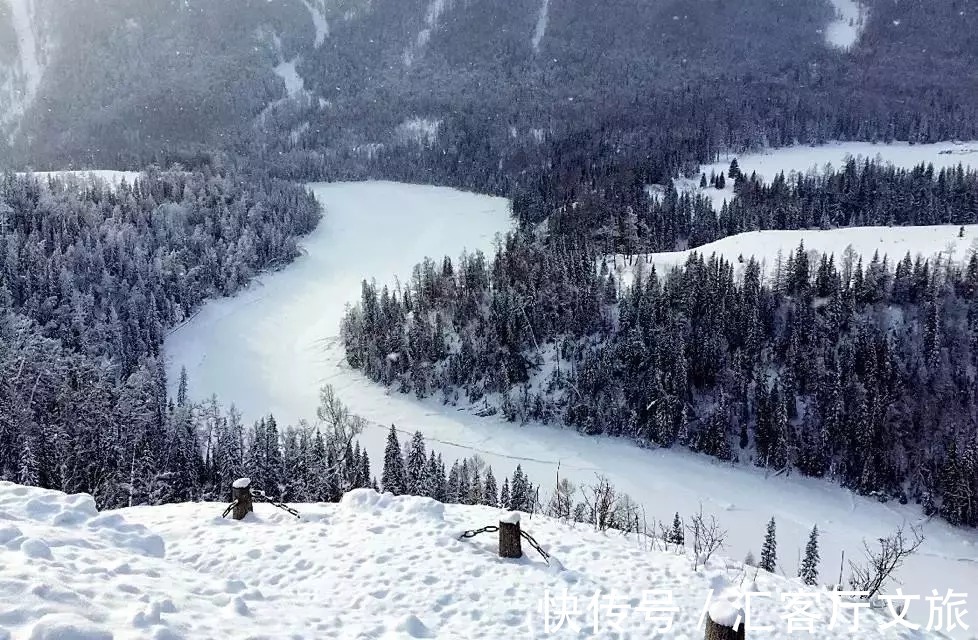 美景|冬天的喀纳斯，藏着北疆纯净而令人惊叹的绝世美景