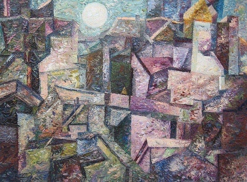 颜色#谢尔盖·雷巴克:世界的艺术家的颜色是明亮、富有表现力