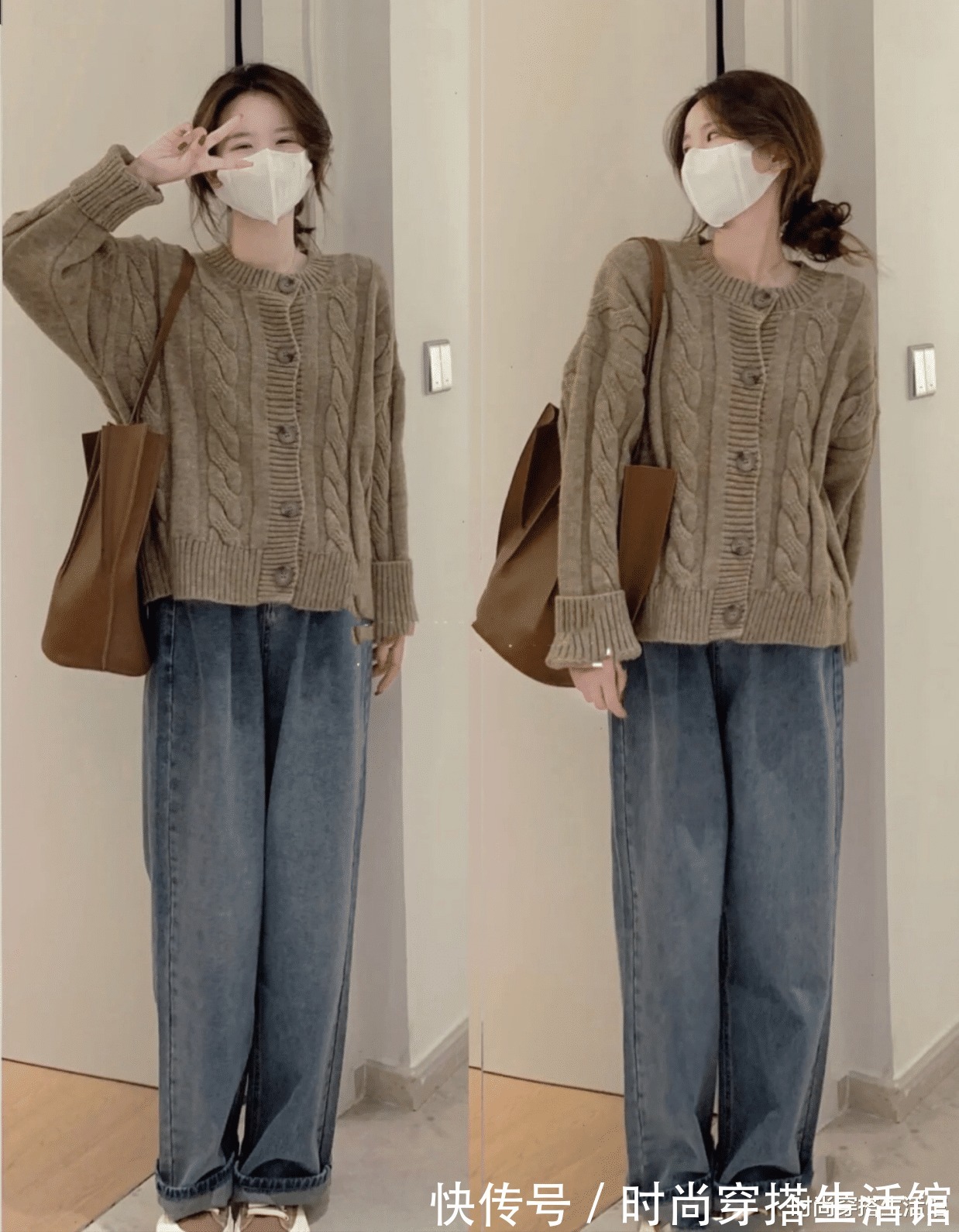 优雅|讲真,秋天还是大地色比较好看,这样穿优雅文艺又减龄