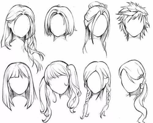 头发的绘画方法大集合，有你们要古风发型吗？