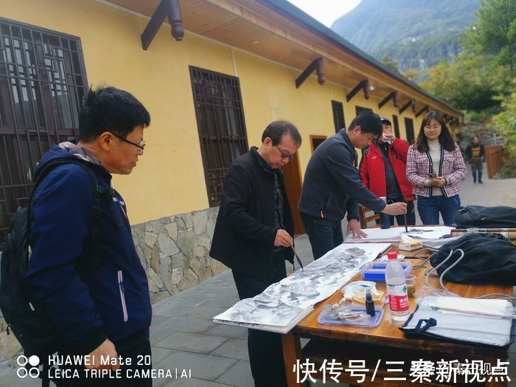 陕西#大美山河在巫溪——陕西当代国画艺术研究院赴重庆巫溪写生