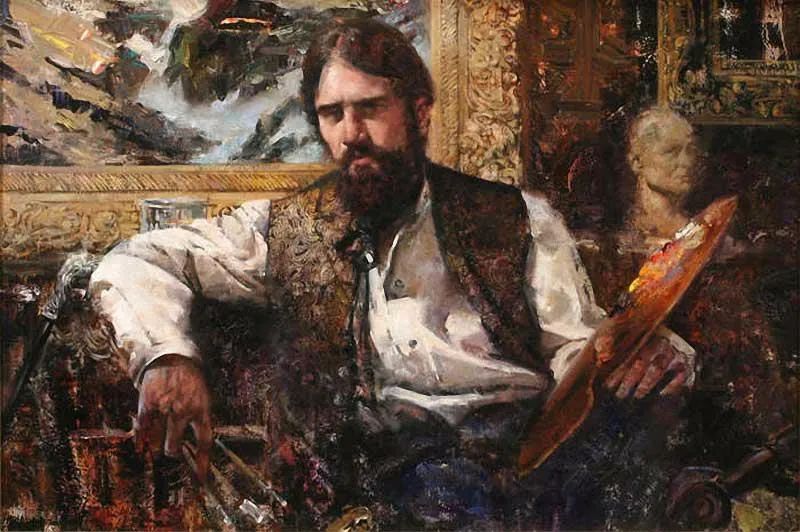 jeffrey|他的油画笔触粗犷又细腻，透着一种不可言说的美