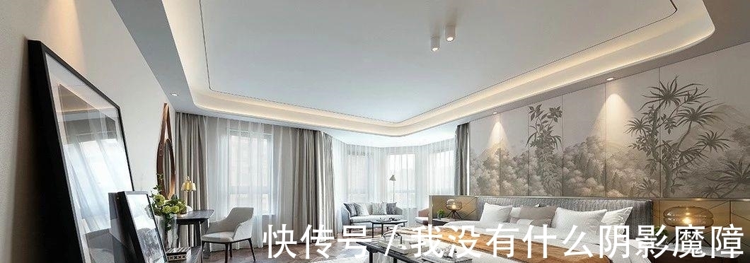 茶室|253平大平层,光装修就花了124w,一进门就被迷住了,客厅更大气