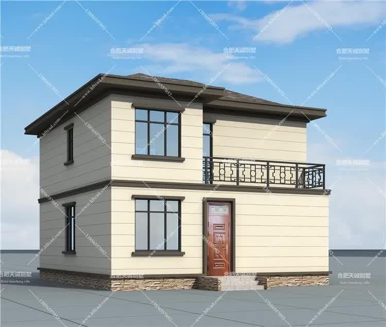 二层|两款占地90平左右二层别墅,造价20来万,农村人人都盖得起