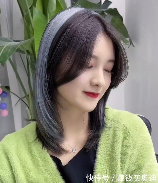 搭配 2021新火了一种“发带染”,过完年新发型有得造了,潮酷变身