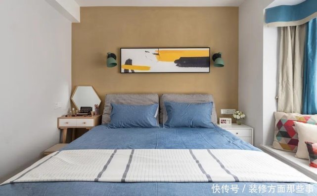 业主|126㎡充满活力的北欧风设计,薄荷绿色的正门与众不同