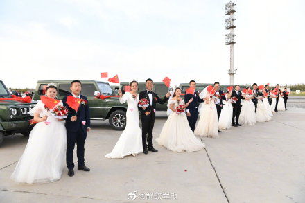 婚礼|发糖了！120对航天新人集体婚礼