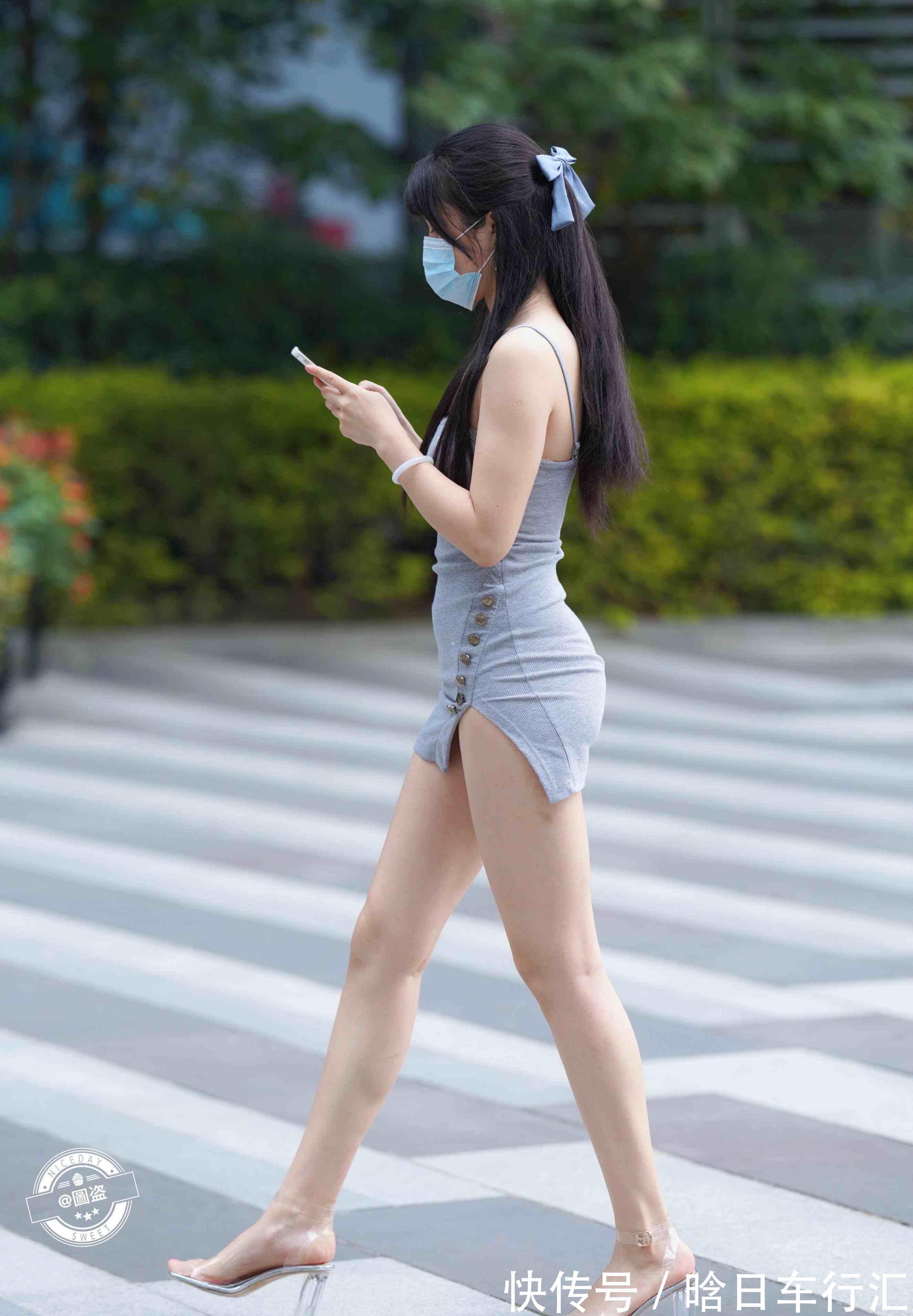 穿搭 连衣裙的多种风格搭配，使人感到眼前一亮，显得瘦高