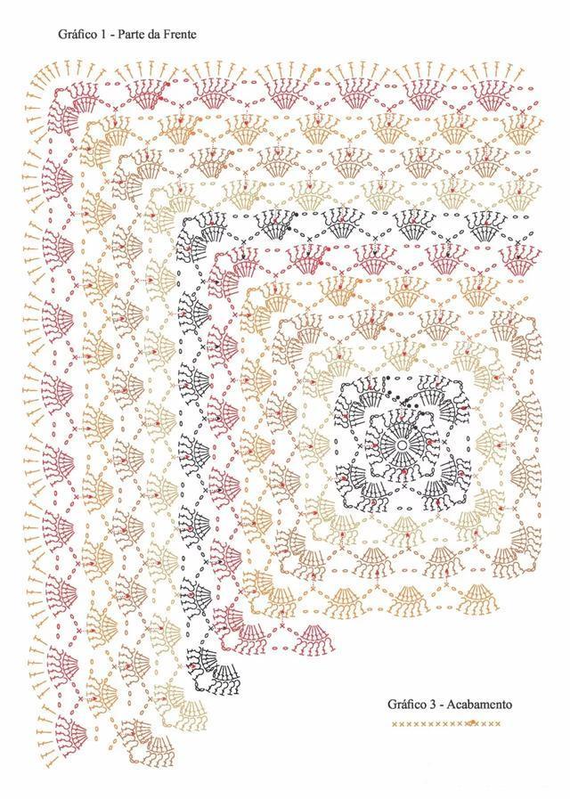 零线太多别浪费，试试钩一钩拼花抱枕，在家非常好用！附图解