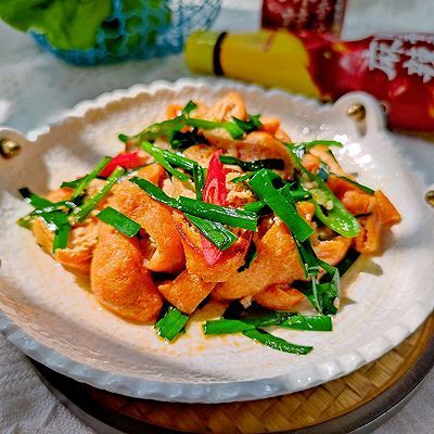麻辣韭香油豆腐