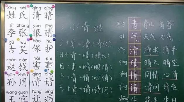 一年级老师的课堂板书真惊艳，字迹堪比“印刷体”，严谨有书法范