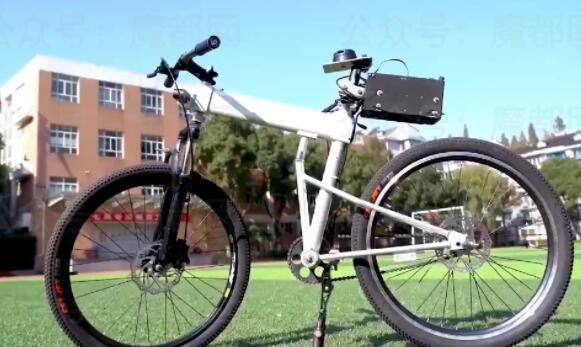 特斯拉model3|国内高中生造出自动驾驶自行车 自动辅助驾驶等级仅次于特斯拉