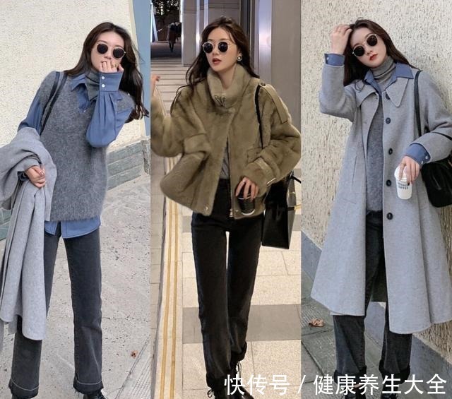 气质 上班别穿太花俏,气质最重要,27套初冬look,精致又优雅!