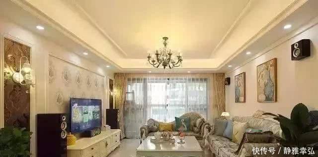 装修|去朋友家串门，一进门就被美到了，很喜欢这样的客厅装修，漂亮