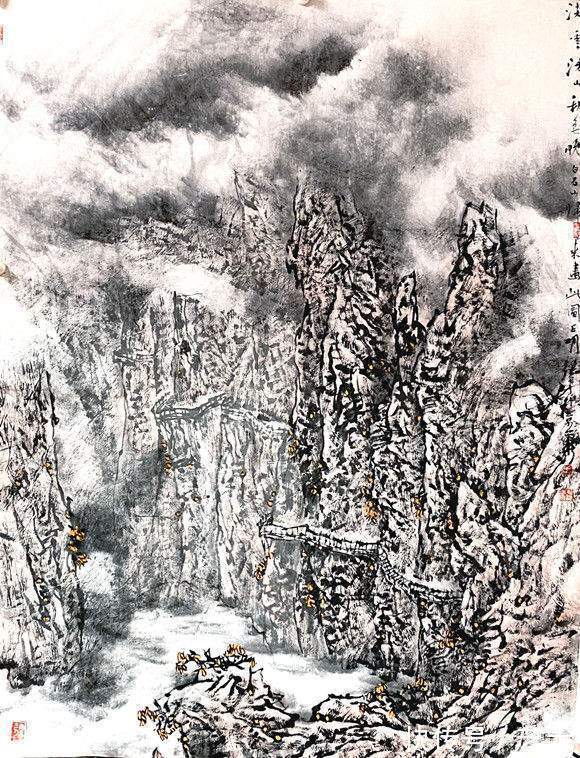 中国近现代名家画集#书画名家王明泽—神秘浪漫 超凡脱俗