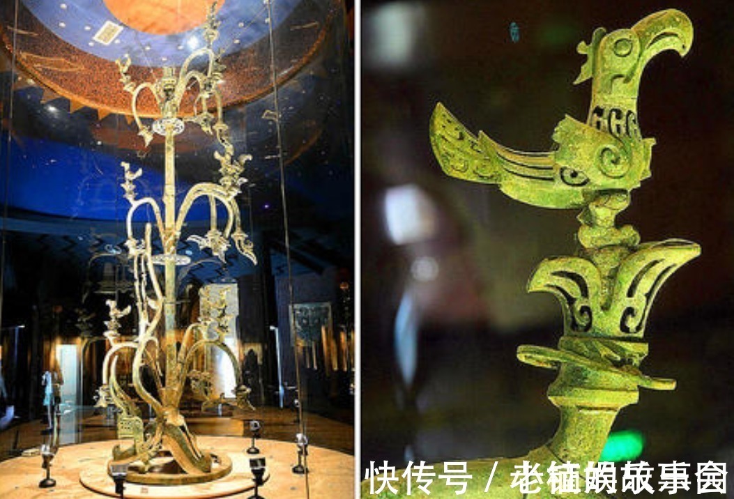 扶桑树@三星堆问世,神话被证实,山海经里记载的可能不是华夏文明?