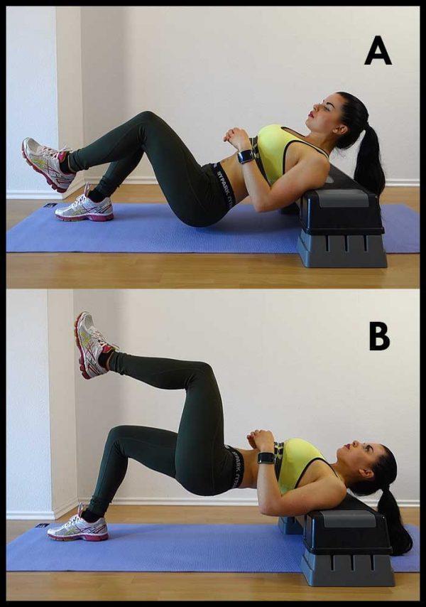 左腿|5个臀部肌肉训练动作，每天9分钟打造更大和更圆臀肌，饱满翘圆臀