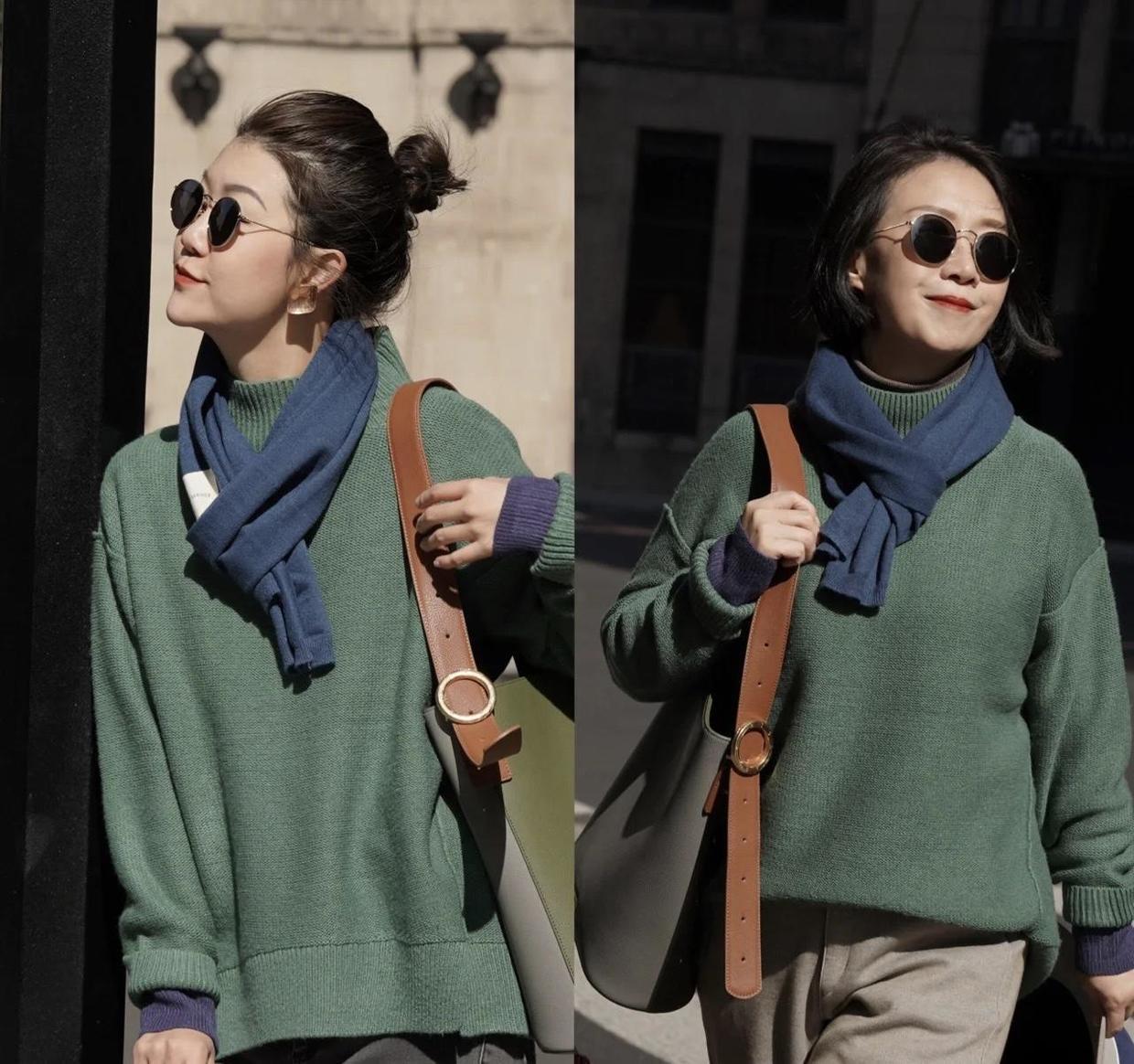 高领 百变冬日“毛衣”搭配指南,30+女性穿了时尚大方,让你格调满满