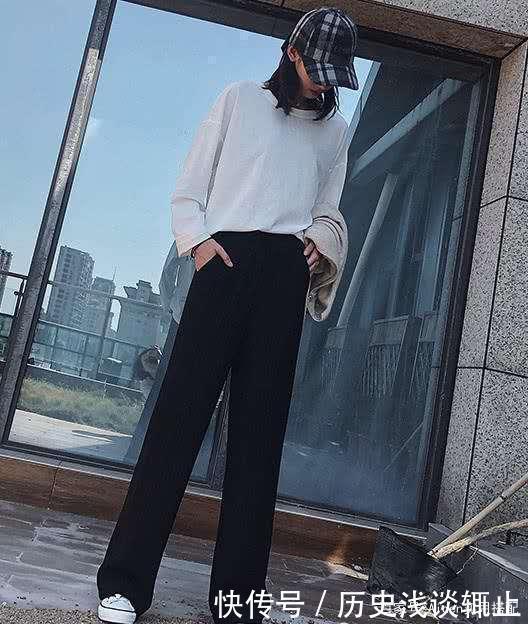 会穿的女人早放弃阔腿裤,以下4款裤子遮肉又显瘦,适合微胖身材