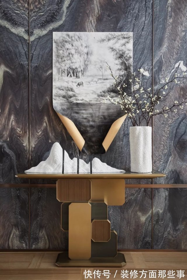 饱和度|173㎡轻奢新中式,古典和现代的碰撞,唯美浪漫!