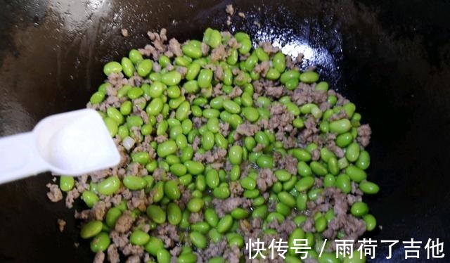 胆固醇|简单家常菜，毛豆炒肉末，鲜香美味，想吃不用去外面买了！