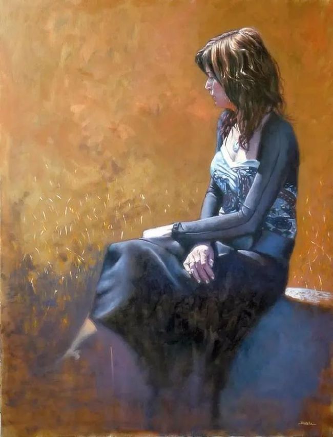 艺术学院$法国女画家:魅力独特的色粉味道