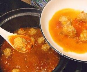 酸甜开胃的减肥菜谱，低脂番茄鸡肉丸，做法简单，美味吃不胖