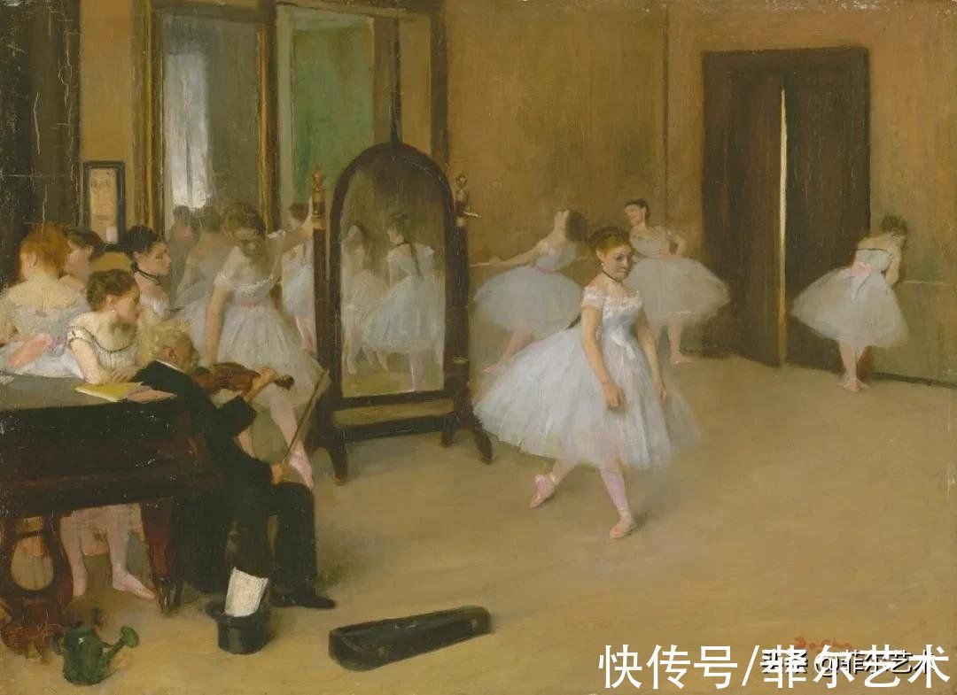 安格尔$法国艺术大师埃德加·德加舞女125幅油画作品,美翻了