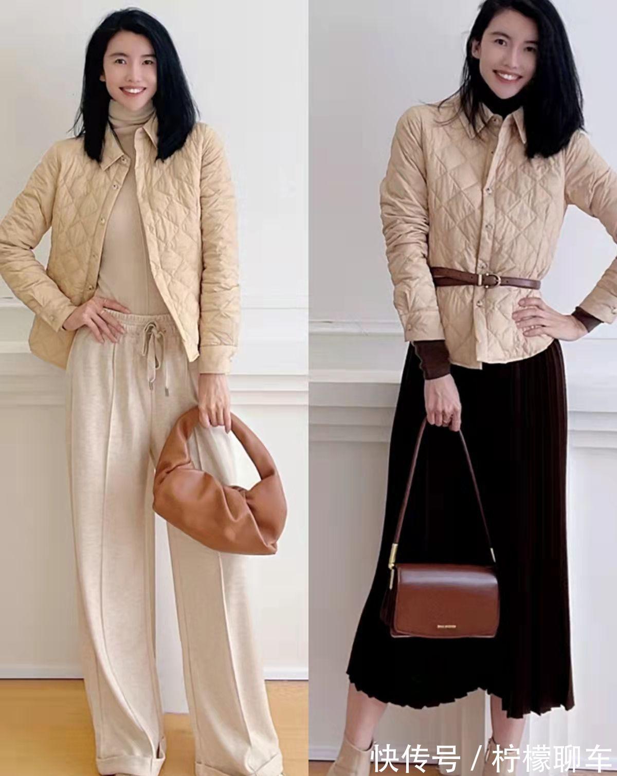 棉服 凭借5种基础款逆袭变美,这位博主太会穿,冬季值得40岁女人借鉴