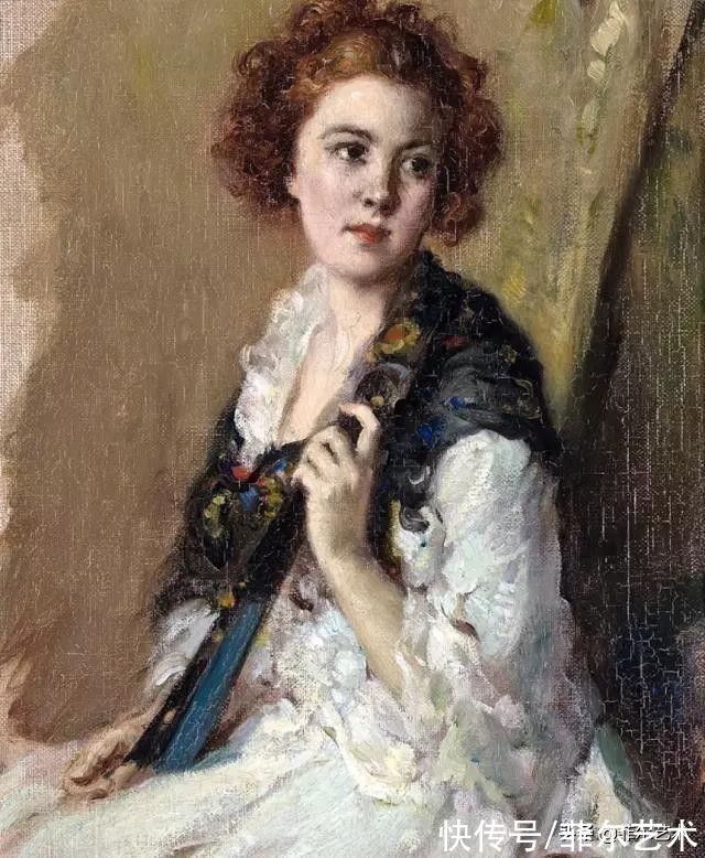 画家|和谐色调，高雅绝伦~法国画家弗尔南·图森特女性人物油画赏析