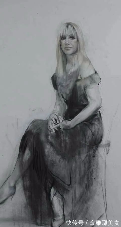 尼古拉&俄罗斯绘画大师级的素描和油画,恰到好处的美