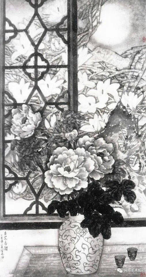 中国画&意在笔尖 神韵显画间——著名画家金晓海艺术