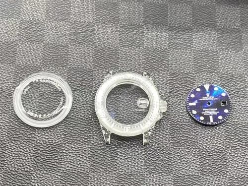 大v腕表 透明水鬼的独特魅力！水鬼改装透明水晶款表壳展示星辰大海！水晶水鬼