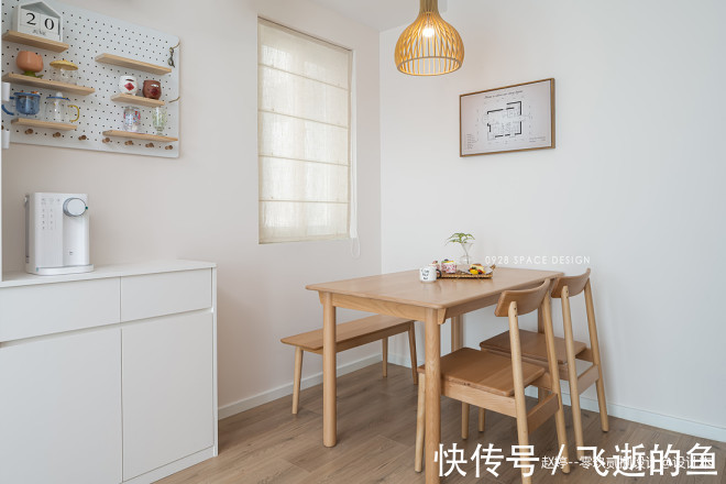 洞洞板|奶油色日式两居，强大收纳满满都是巧思