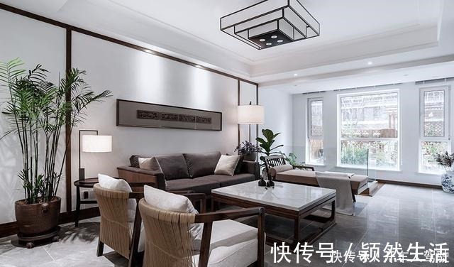 电视墙|有一种美，叫做新中式！145㎡新房打造的极简又高级！爱了！