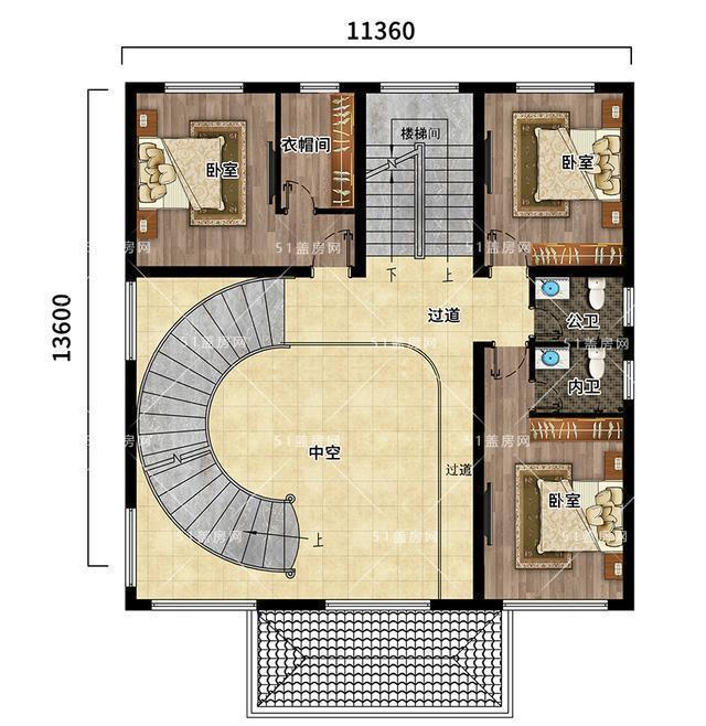 卧室|50万在老家建栋4层大别墅，十里八村都来看，城里人更是羡慕不