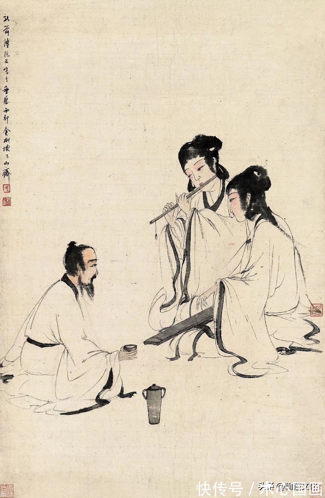 中国画$傅抱石人物画精选