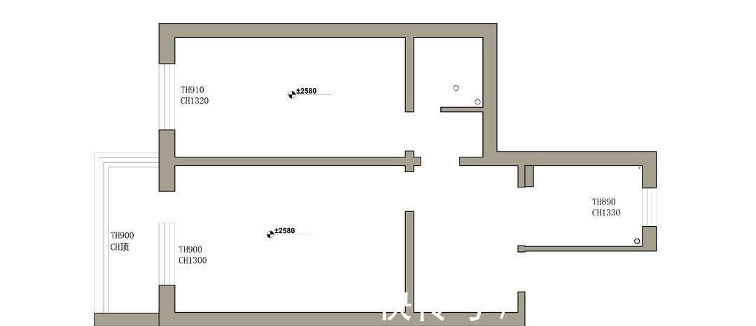 业主|小户型改造中的模板,用玻璃隔断解决困扰,房屋再小都不是难题