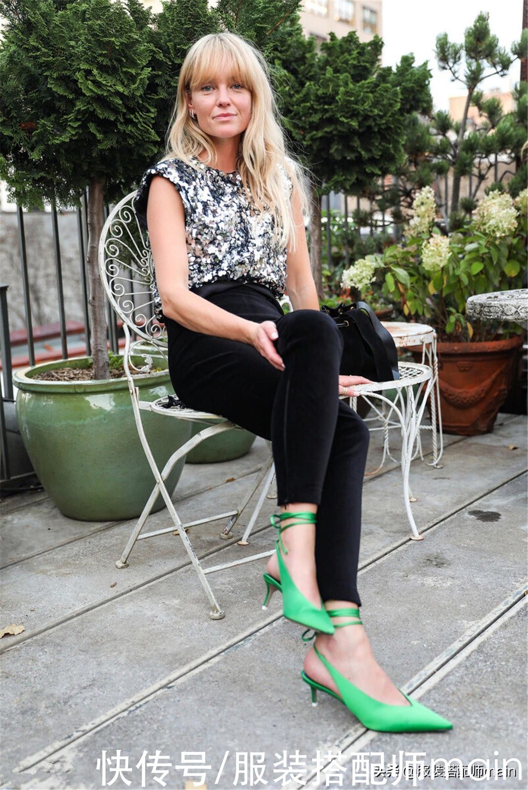 时髦不累脚的猫跟鞋，记住这4个搭配思路，显高又显气质