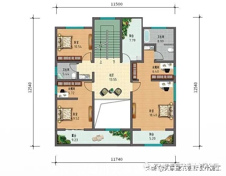 泸州|泸州泸县三层乡村风格别墅 50万建农村小洋房别墅 施工队建房