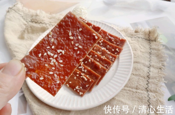 黑胡椒粉|猪肉脯自己在家做，20块钱做一大盘，追剧必备