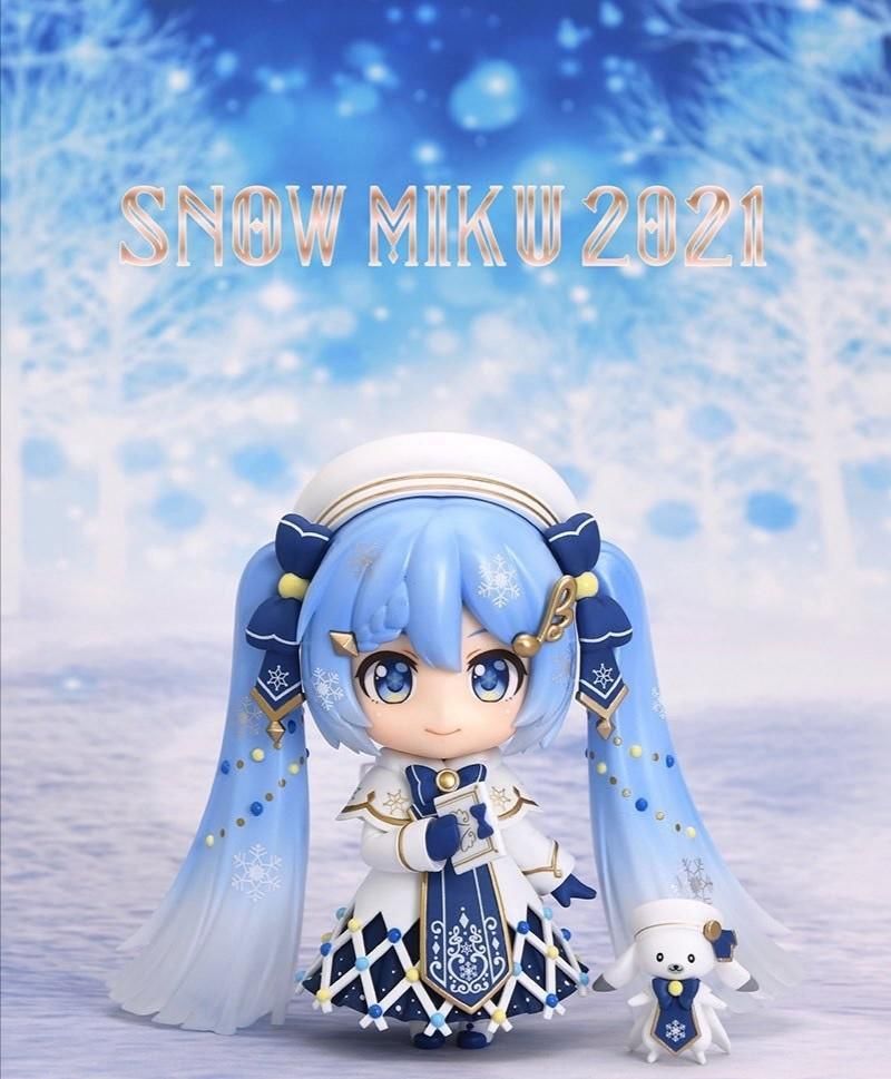 2021年款的雪初音，配合适当的场景，就像小仙女一样