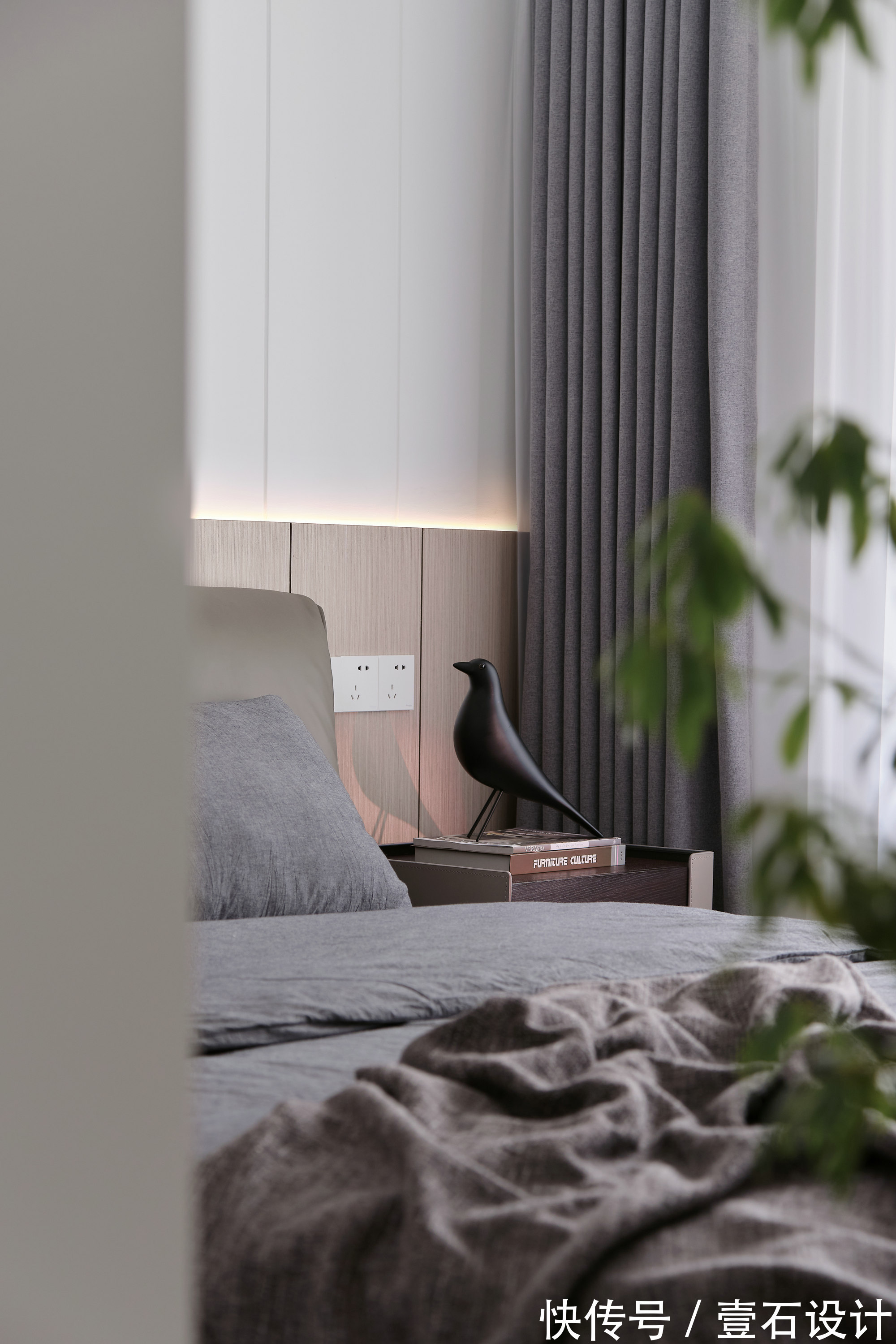 背景墙|129㎡现代简约风，空间互换优化采光