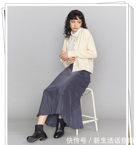轻熟风 白色开衫的秋季轻熟风搭配示范!3种长度24例穿搭look分享!