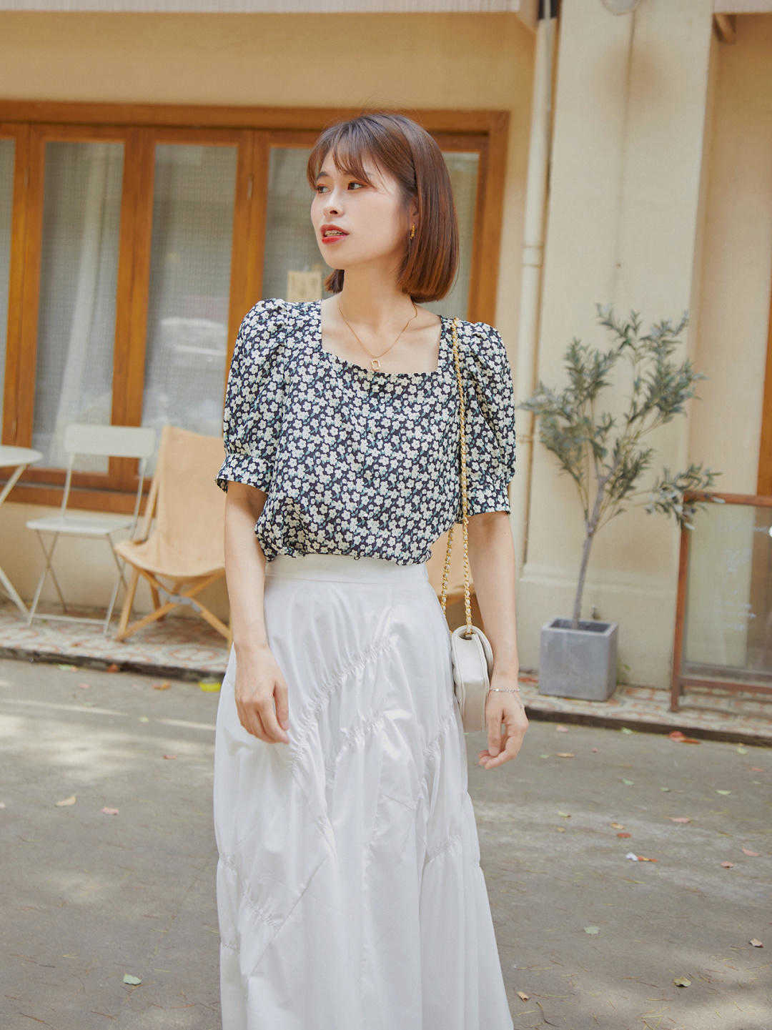 半身裙|粗腿最适合的衣服单品,显瘦还高级,你也可以这样