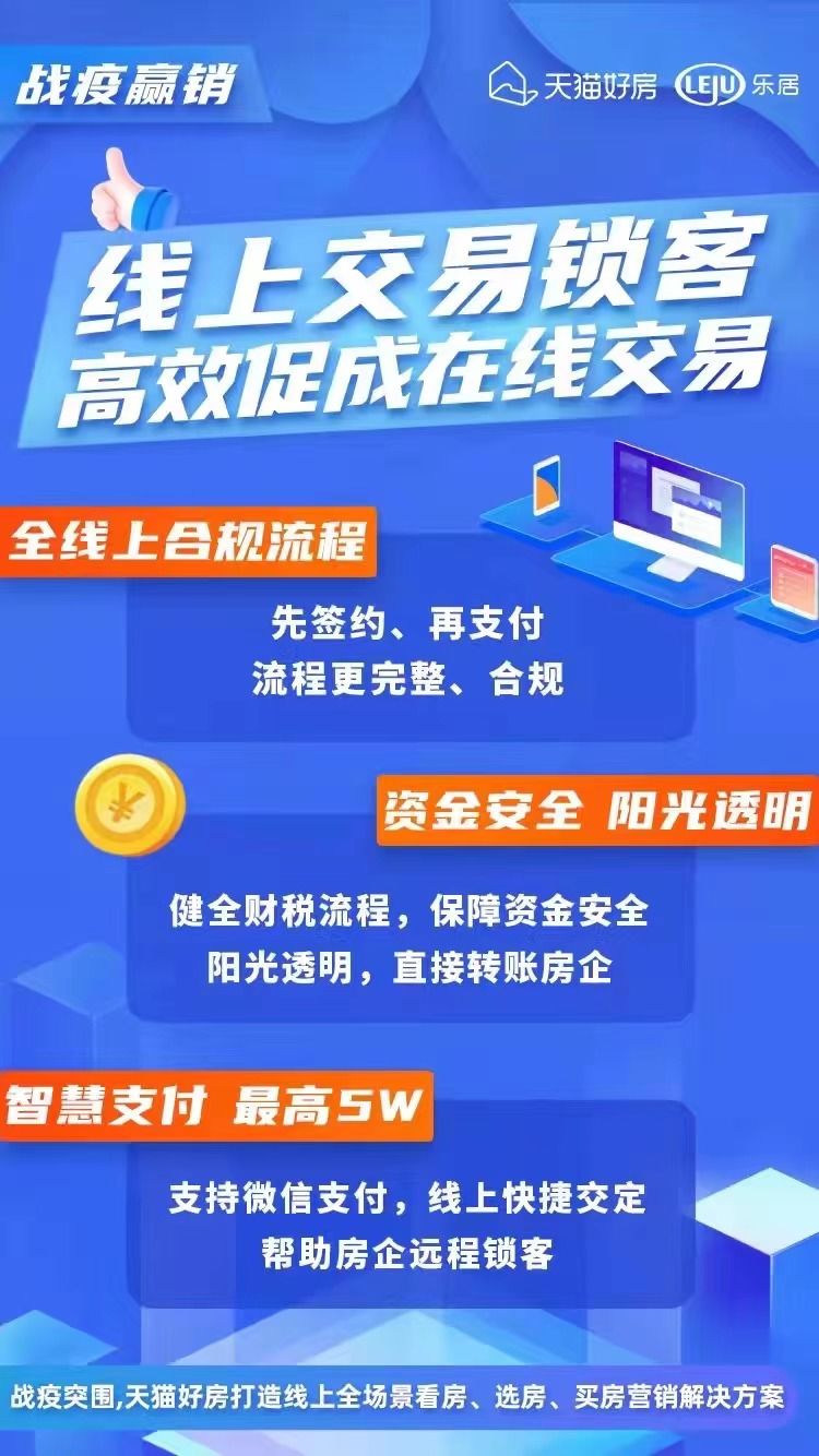 新房|同心战疫 合作共赢 天猫好房推出四大线上工具