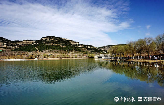 雪景|水天一色，春意盎然！济南孟家水库休闲打卡不错的选择哦