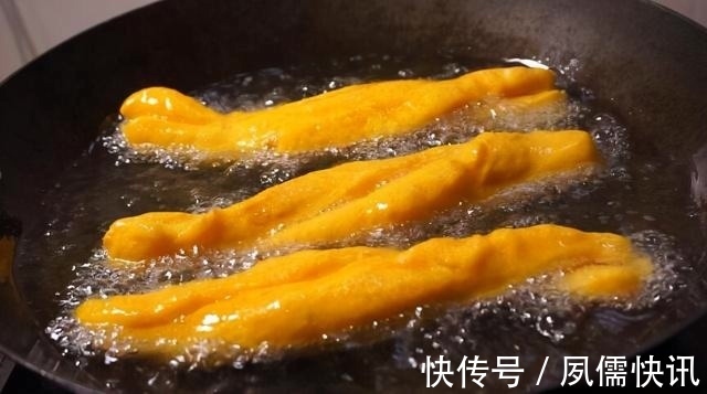 大虎|红薯也能做油条,很多人不知道,不用泡打粉,蓬松酥脆好吃
