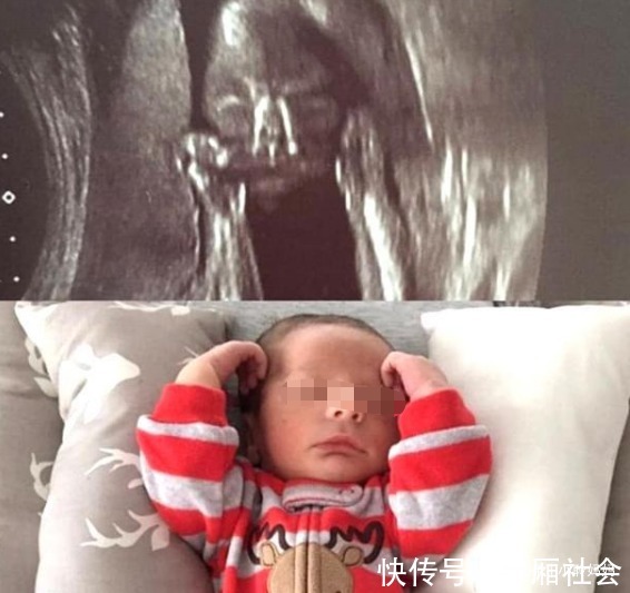 枕头|为何新生儿睡觉时喜欢高举双手里面藏有大学问,父母要知道